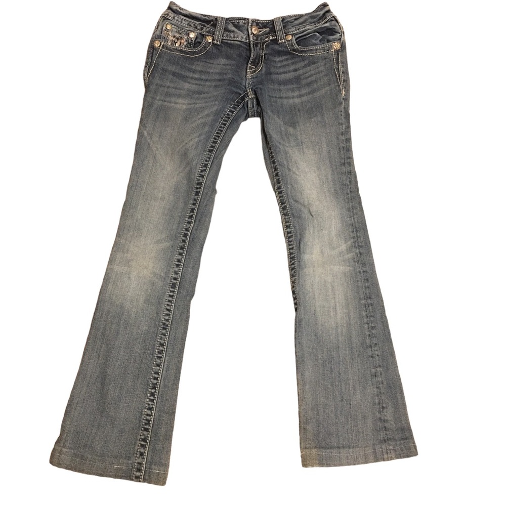 Miss me Light Wash Boot Blue Jeans Sz 25